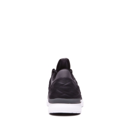 Tenis Bajos Supra FLOW RUN EVO Hombre Negras/Gris/Blancas (MX-59695)